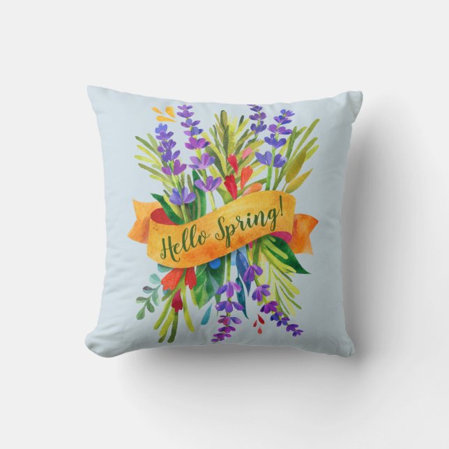 Cojín Decorativo Hola Primavera Bouquet Pillow (Anverso)