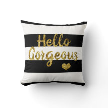 Hola rayado blanco y negro magnífico