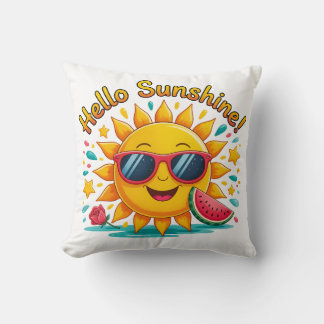 Cojín Decorativo Hola Sunshine 