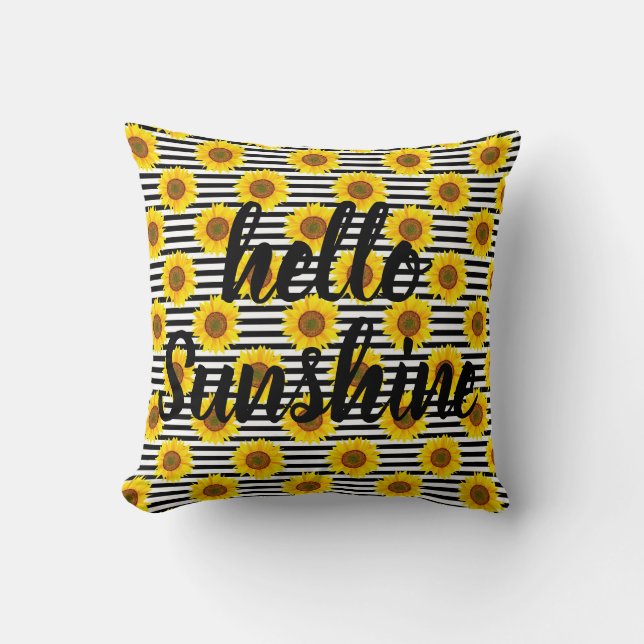 Cojín Decorativo Hola Sunshine Pillow (Anverso)