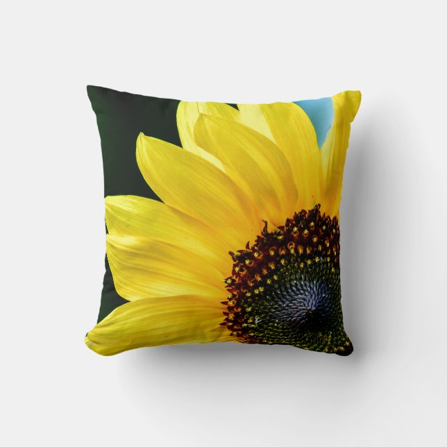 Cojín Decorativo Hola Sunshine Sunflower Pillow (Anverso)