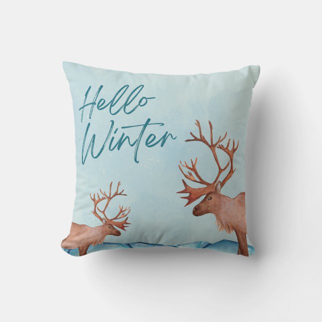 Cojín Decorativo Hola Winter Pillow (Anverso)