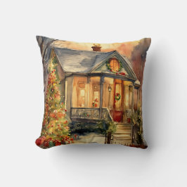 Cojín Decorativo 🛋️ Holiday Comfort empieza aquí - Navidades Pillo