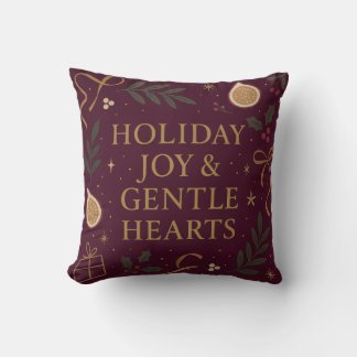 Cojín Decorativo Holiday Joy Throw Pillow
