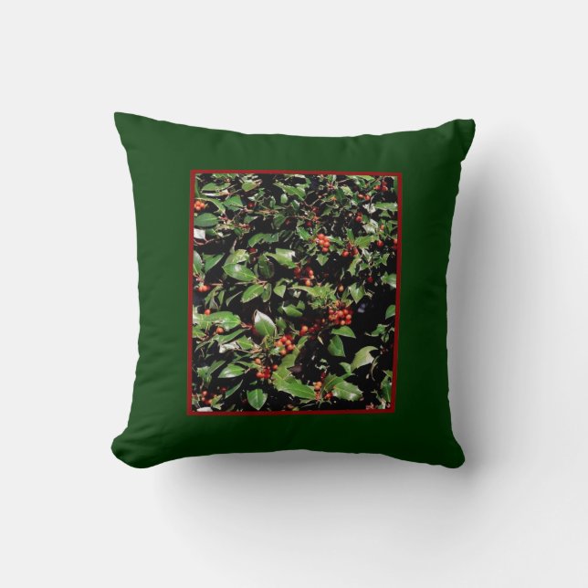 Cojín decorativo Holly & Berries (Anverso)