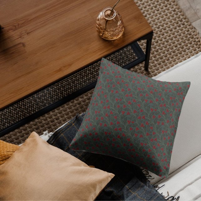 Cojín Decorativo Holly Berries Christmas (Subido por el creador)