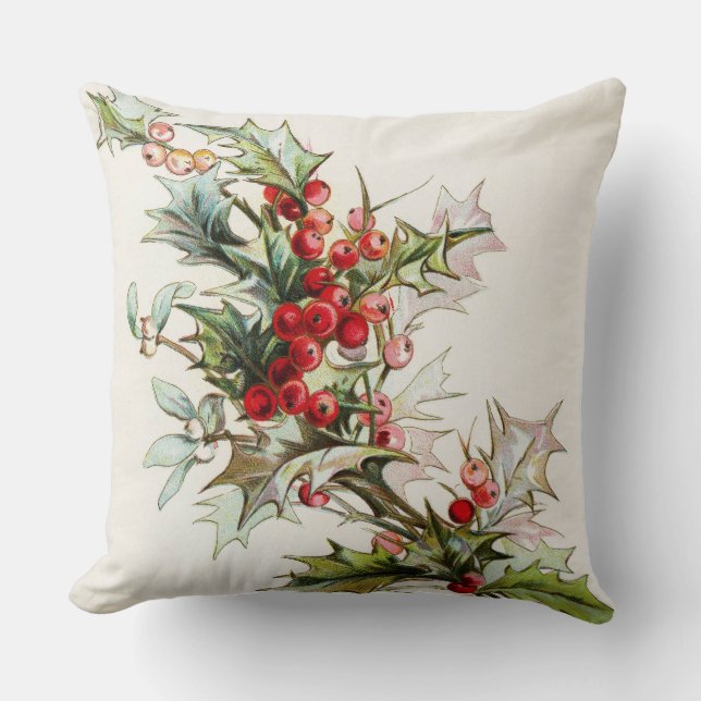 Cojín Decorativo HollyBerries 004 (Anverso)