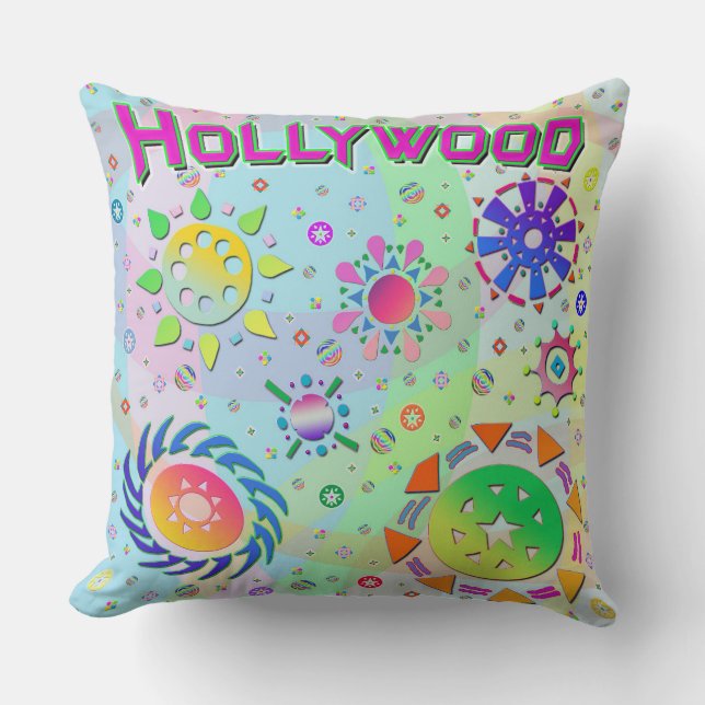Cojín Decorativo Hollywood Seven Suns & Energy Pillow (Anverso)