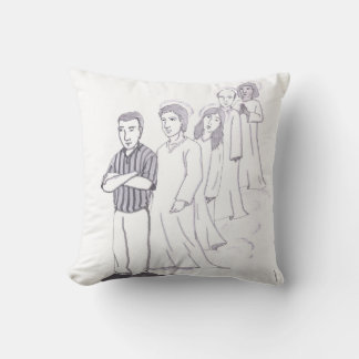 Cojín Decorativo Hombre adulto con brazos cruzados de pie frente a