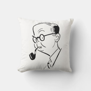 Cojín Decorativo Hombre con pipa