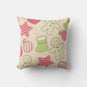 Cojín Decorativo Hombre de Jengibre Caprichoso y Pat de Galleta de