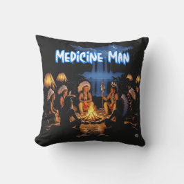 Cojín Decorativo Hombre de medicina Cherokee moderno