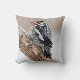 Cojín Decorativo Hombre de Sapsucker, de barriga amarilla