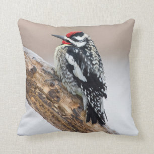 Cojín Decorativo Hombre de Sapsucker, de barriga amarilla