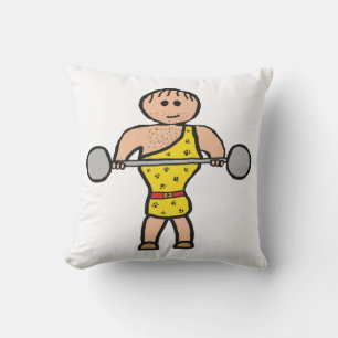 Cojín Decorativo Hombre Fuerte de Circo