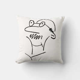 Cojín Decorativo Hombre viejo gracioso y gracioso