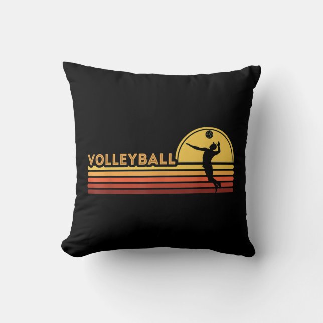 Cojín Decorativo Hombres de voleibol (Anverso)