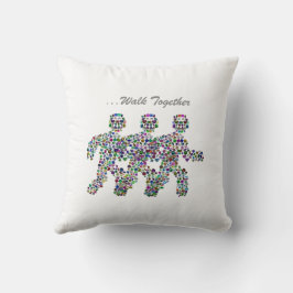 Cojín Decorativo Hombres en movimiento