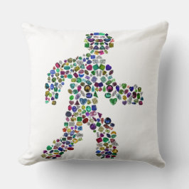 Cojín Decorativo Hombres en movimiento