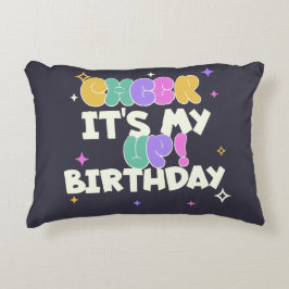 COJÍN DECORATIVO HOME DECOR BIRTHDAY CHEER UP ACCENT PILLOW 