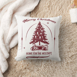 Cojín Decorativo Home For the Holidays Vintage Design