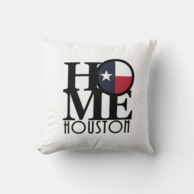 Cojín Decorativo HOME Houston Texas (Anverso)
