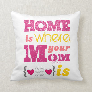 Cojín Decorativo Home is where your mom is