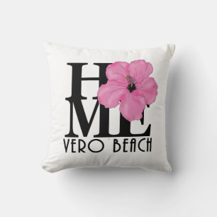 Cojín Decorativo HOME Vero Beach Pink Hibiscus