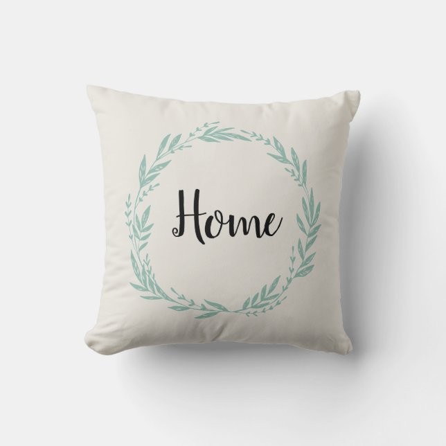 Cojín decorativo Home Wreath (Anverso)