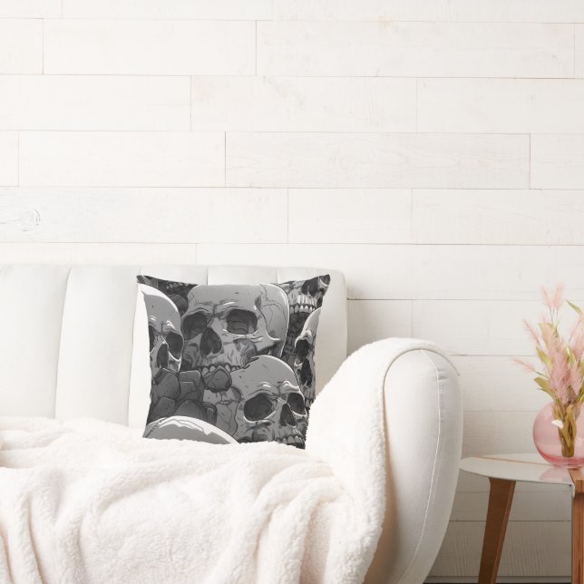Cojín Decorativo #homedeccorskullpillow (Sofá)