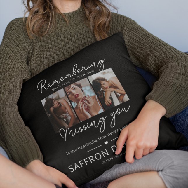 Cojín Decorativo Homenaje a la foto de Memorial 3 (Subido por el creador)