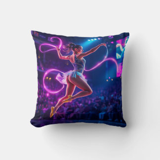 Cojín Decorativo Homenaje a la Gimnasia Rítmica y Neon