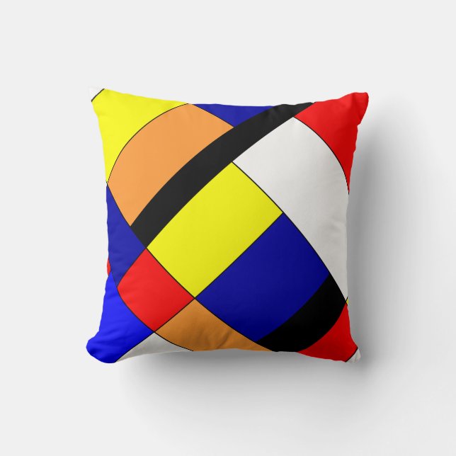 Cojín Decorativo Homenaje a Mondrian (Anverso)