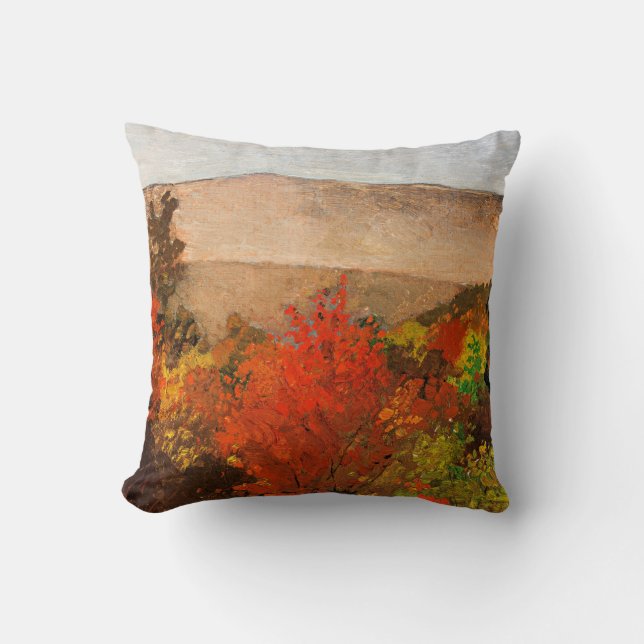 Cojín Decorativo Homer - Otoño Treetops, pintura famosa (Anverso)