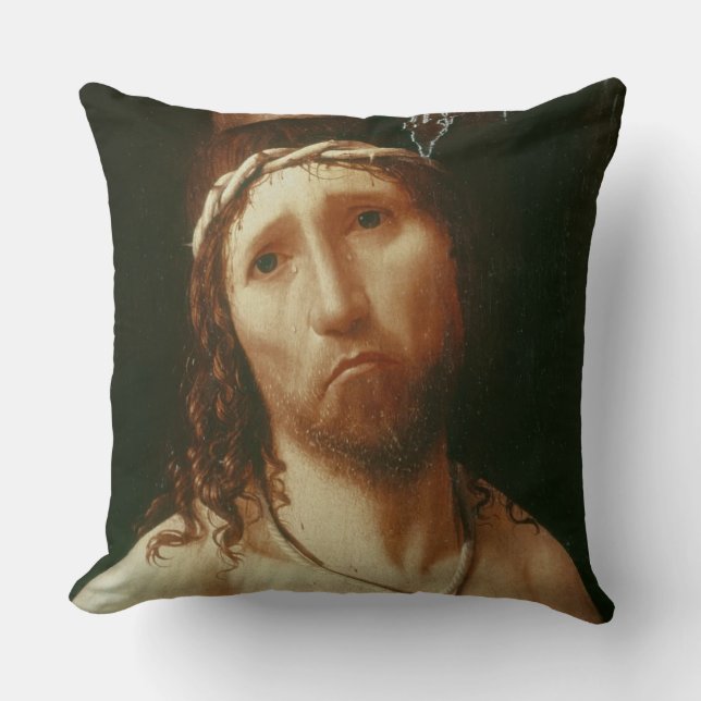 Cojín Decorativo Homo de Ecce (aceite en el panel) (Anverso)