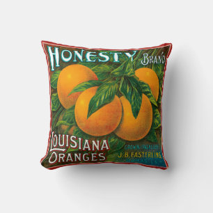 Cojín Decorativo Honestidad Naranjas de Louisiana