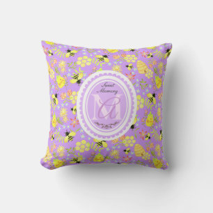 Cojín Decorativo Honey Bee Purple