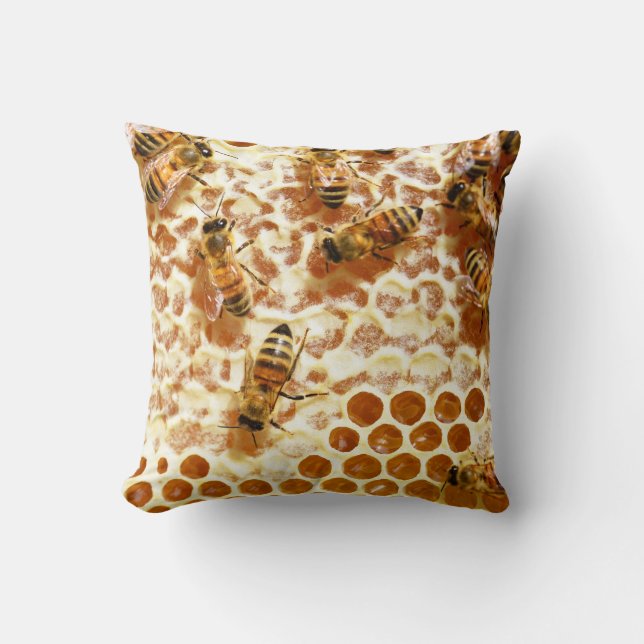 COJÍN DECORATIVO HONEY BEES (Anverso)