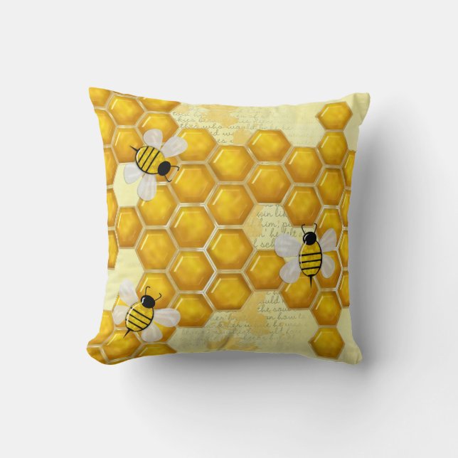 Cojín Decorativo Honey Comb 3D Whimsey (Anverso)