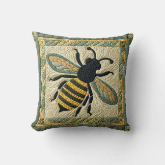 Cojín Decorativo Honeybee Faux Quilt Two