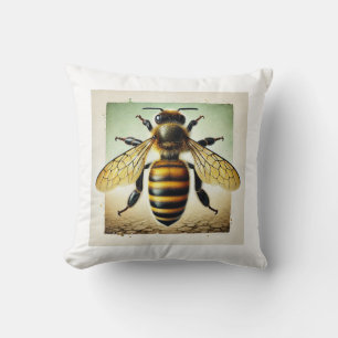 Cojín Decorativo Honeybee seen from above 231024IREF233 - Watercolo