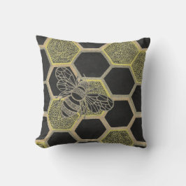Cojín Decorativo Honeycomb & Bee Pillow