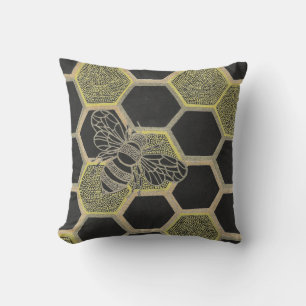 Cojín Decorativo Honeycomb & Bee Pillow
