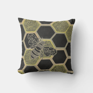 Cojín Decorativo Honeycomb & Bee Pillow