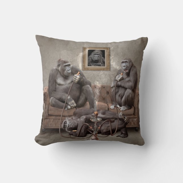 Cojín Decorativo Hookah Tokin Ape Pillow (Anverso)