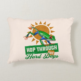Cojín Decorativo Hop through Hard Days Amazon Tree Frog