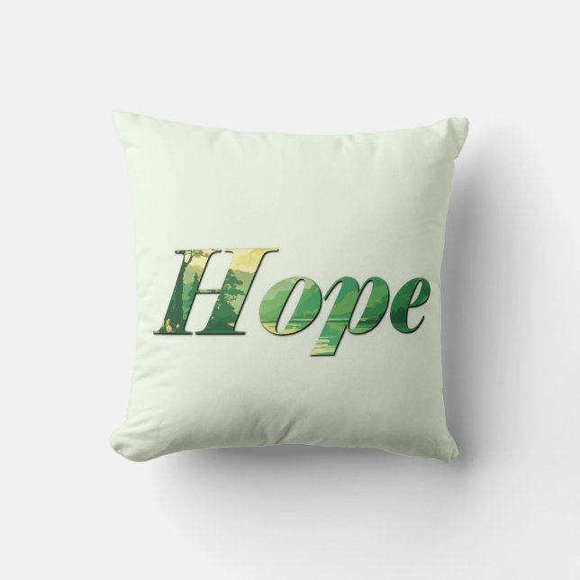 Cojín Decorativo Hope. (Anverso)