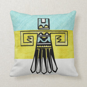 Cojín Decorativo Hopi Orgullo Nativo Tribal Estadounidense