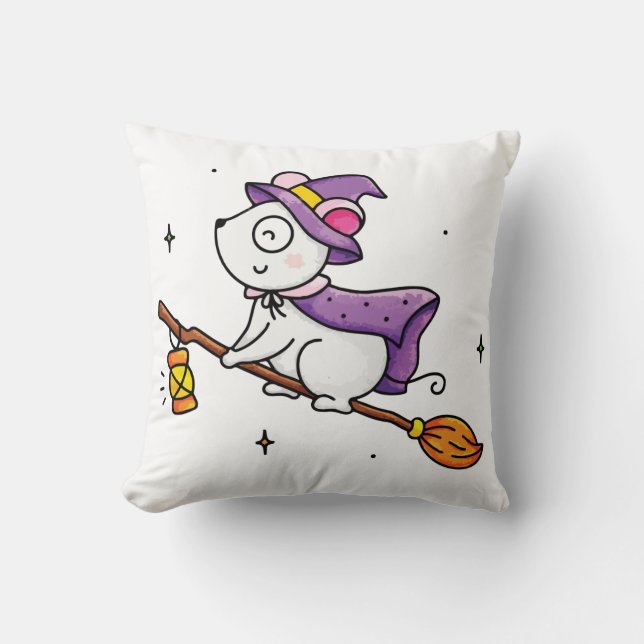 Cojín Decorativo Hora bruja  (Anverso)