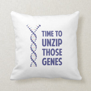 Cojín Decorativo Hora de desabrochar esos genes genéticos